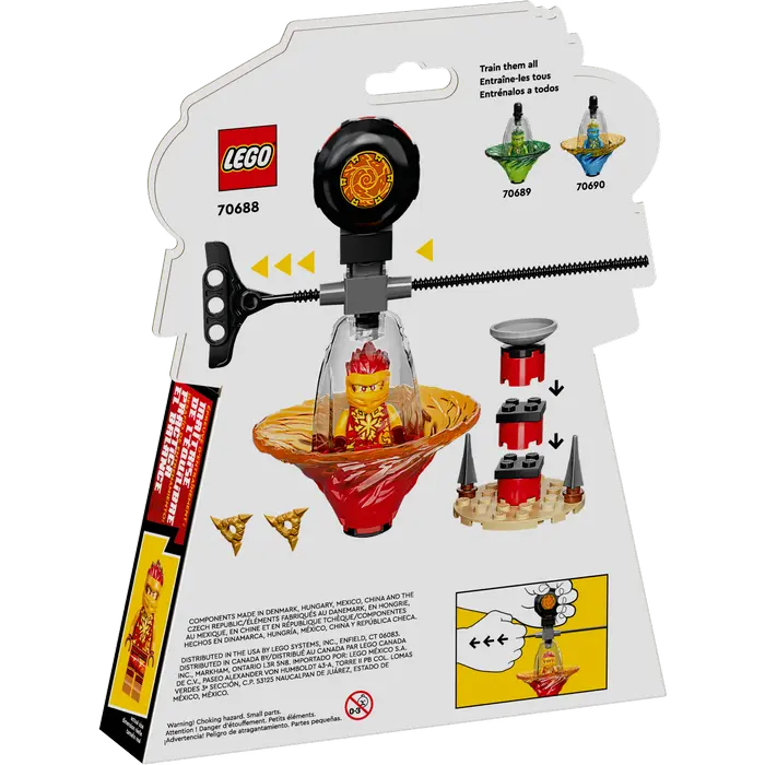 Конструктор LEGO Kai's Spinjitzu Ninja Training Красный