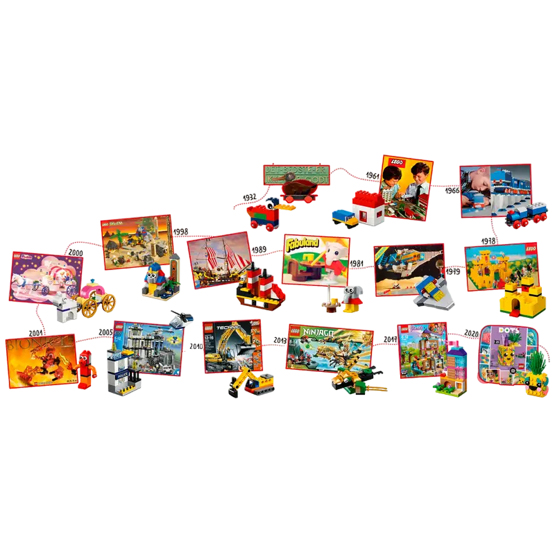 Конструктор LEGO 90 Years of Play Разноцветный