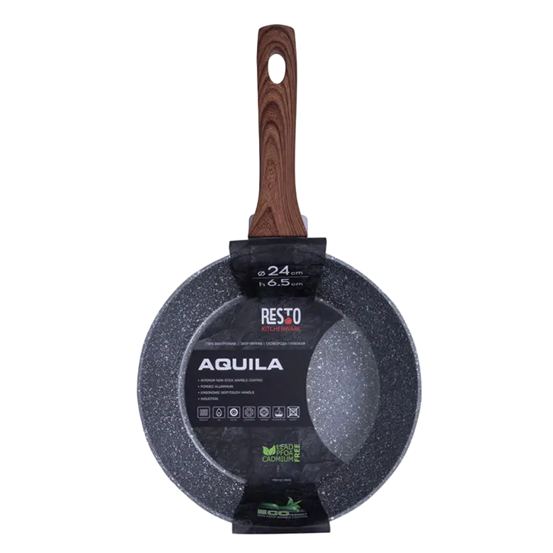 Сковорода глубокая RESTO Aquila AQUILA Серый