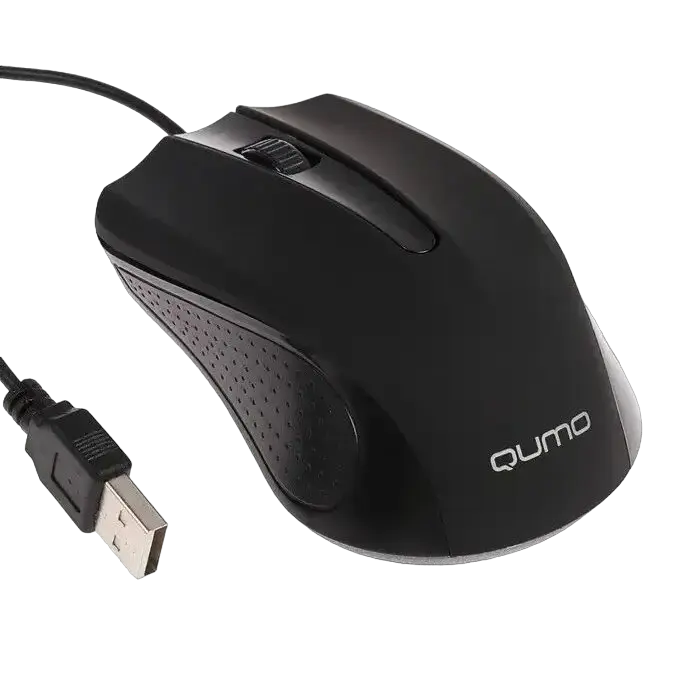 Мышь QUMO M66 Проводное Чёрный