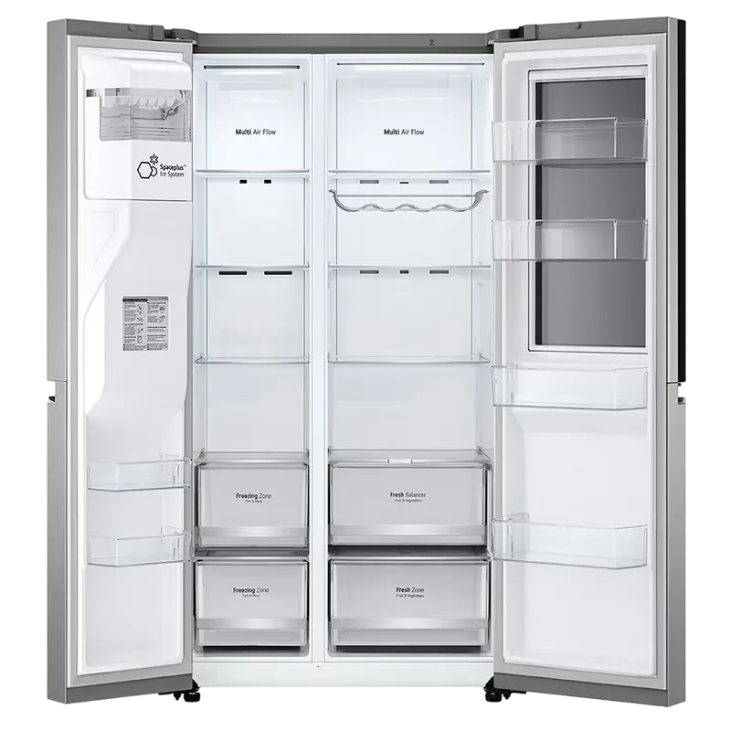 Холодильник LG GSXV80PZLE Серебристый