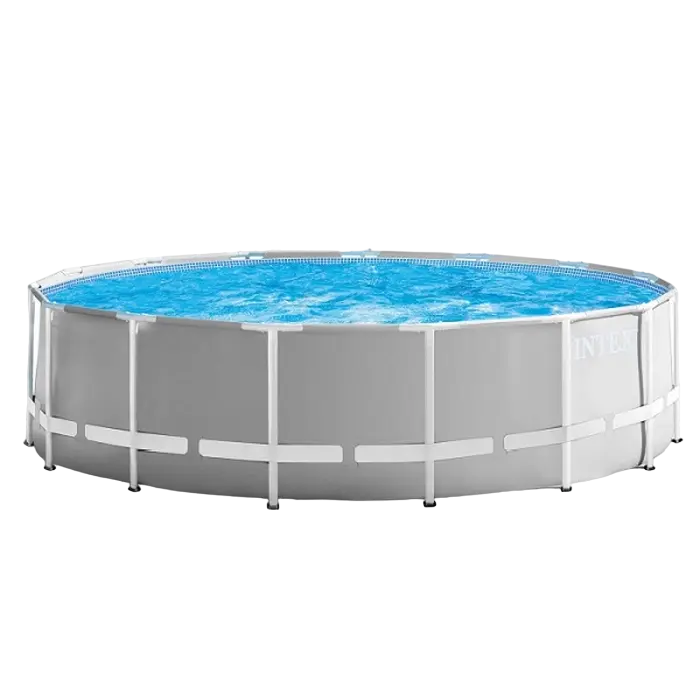 Каркасный бассейн Intex Prism Frame Pool Серый