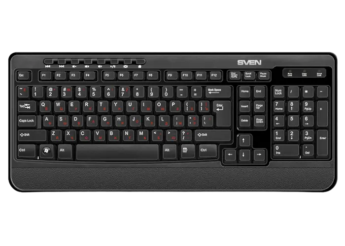 Клавиатура и мышь SVEN Comfort 3500 Мембрана Черный