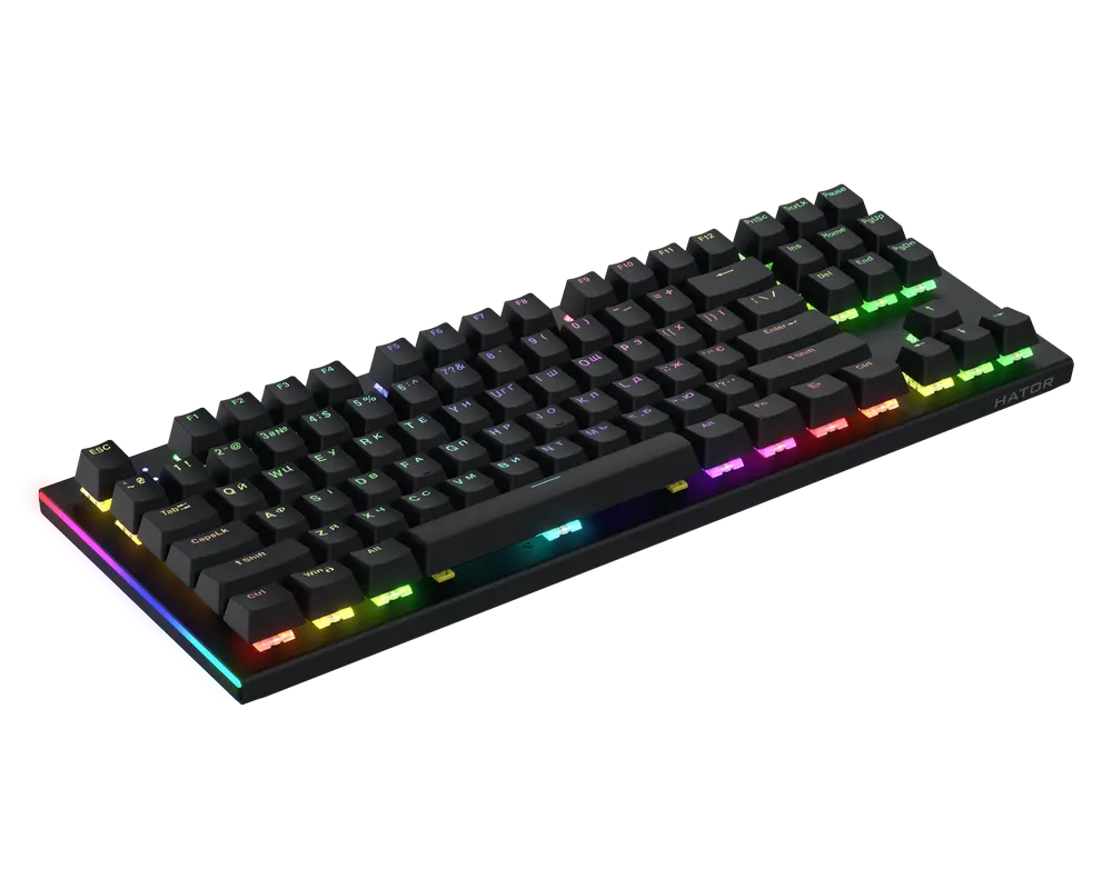 Клавиатура HATOR Gravity X TKL Механический Черный