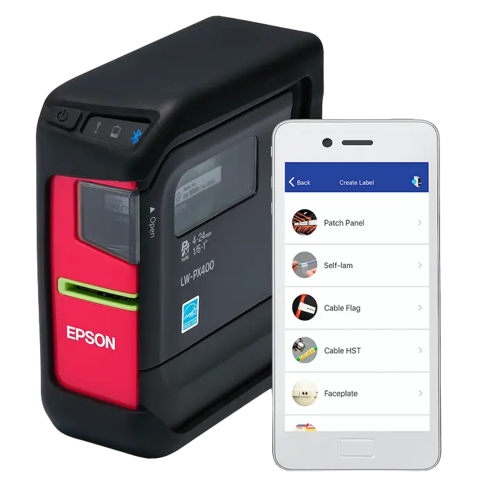 Ленточный принтер для маркировки Epson LW-Z710 Черный