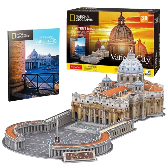Puzzle 3D CubicFun St. Peter's Basilica Multicolor