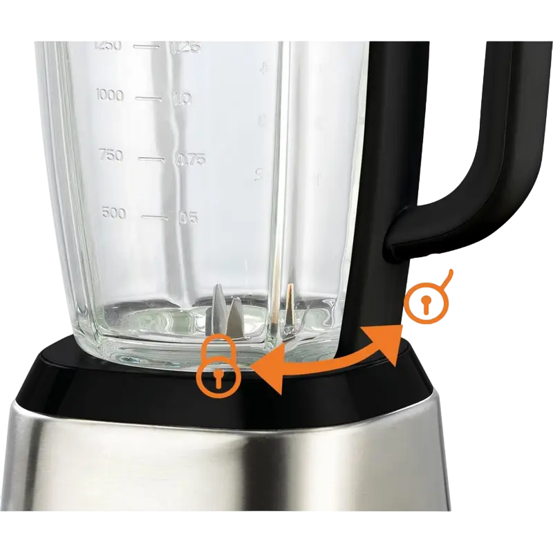 Стационарный блендер Gorenje B1400BE Чёрный | Нержавеющая сталь