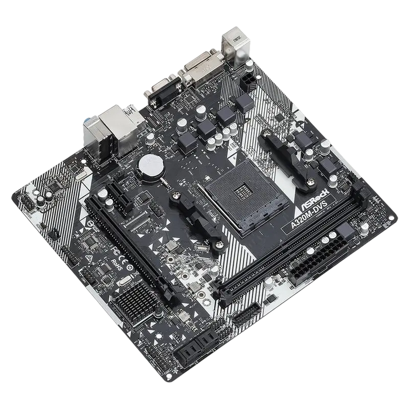 Материнская плата ASRock A320M-DVS R4.0 AM4 Micro-ATX