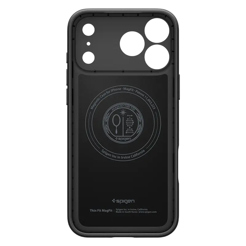 Чехол Spigen Apple iPhone 17 Pro Thin Fit Magsafe Thin Fit Mag Magsafe Чёрный