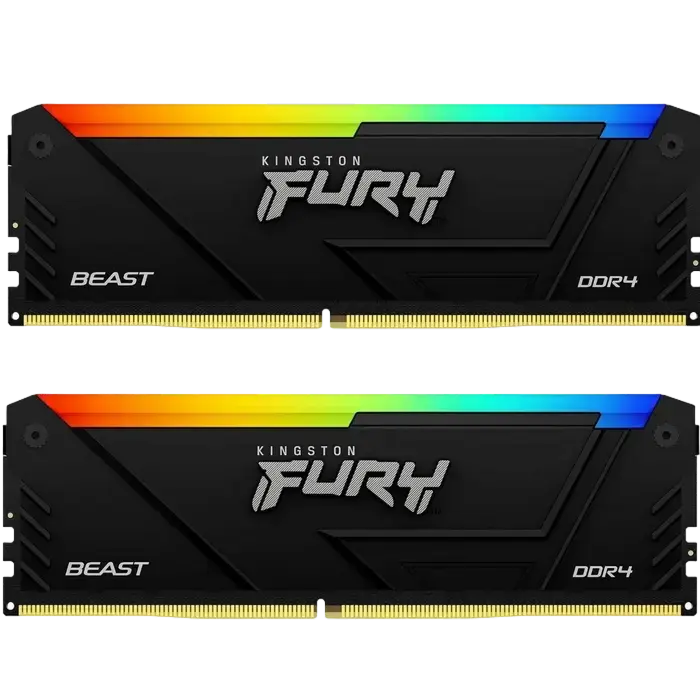 Memorie RAM Kingston FURY Beast RGB FURY Beast RGB 16GB Negru