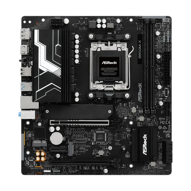 Материнская плата ASRock B850M-X R2.0 AM5 Micro-ATX