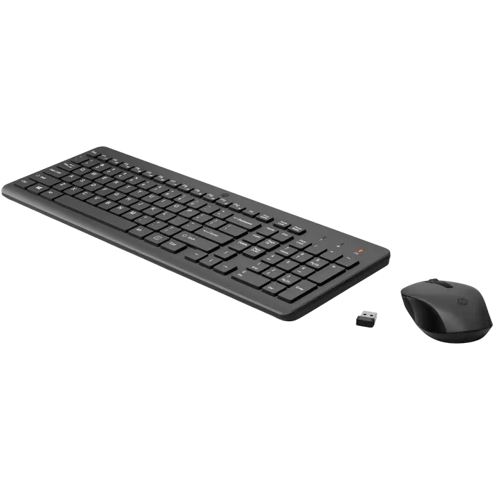 Клавиатура и мышь HP 300 Мембрана Черный