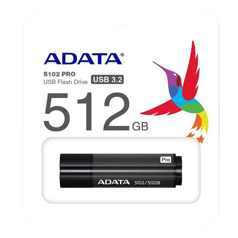 USB Flash накопитель ADATA S102 Pro 512ГБ Серый