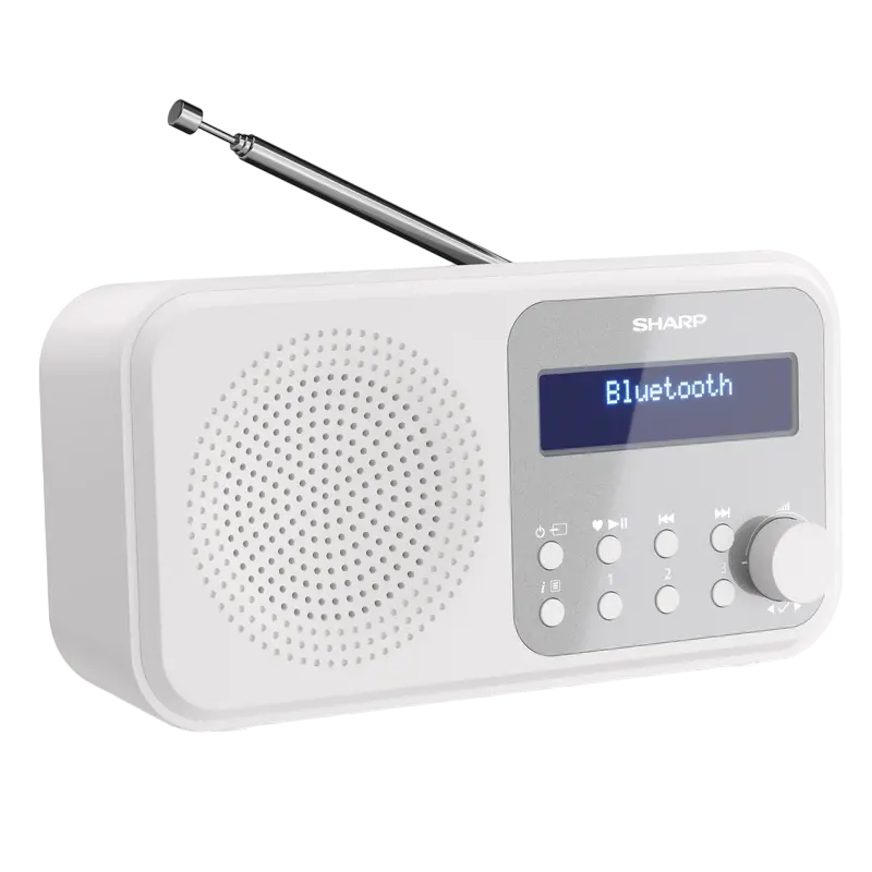 Radio portabil Sharp DR-P420WHV01 Alb