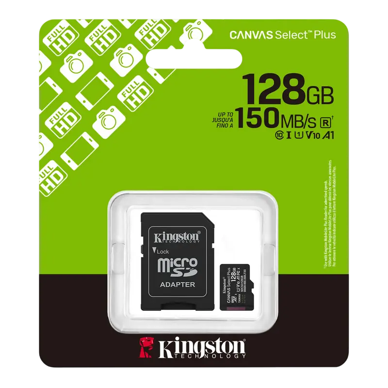 Card de Memorie Kingston Canvas Select Plus Gen3 128GB