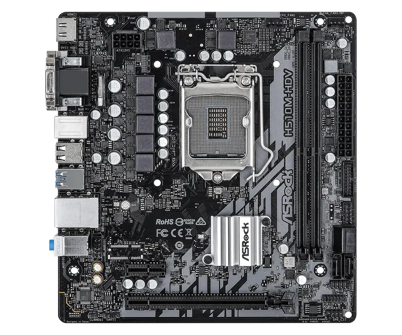 Материнская плата ASRock H510M-HDV LGA1200 Micro-ATX