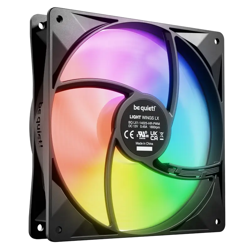Вентилятор для ПК be quiet! Light Wings LX 140 мм Черный