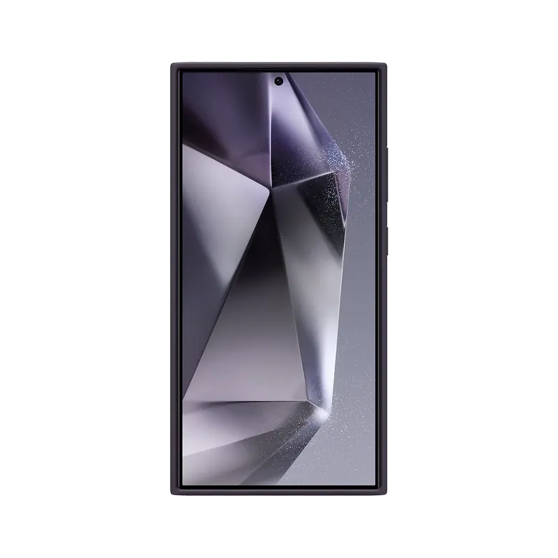 Чехол Samsung Galaxy S24 Ultra Silicone Cover Силиконовый Чехол Темно-фиолетовый