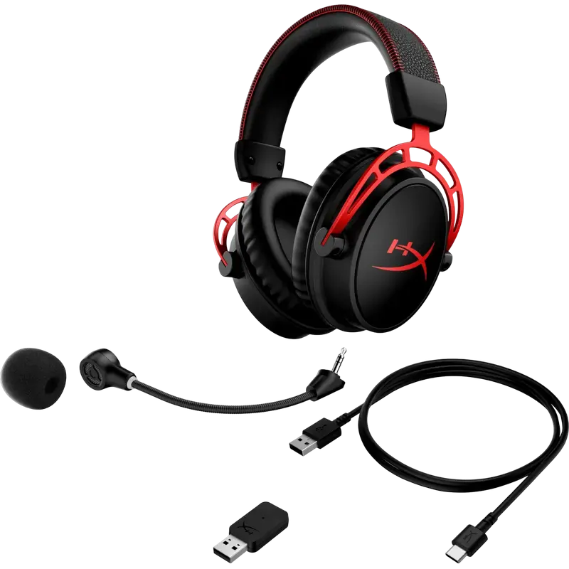 Căști HyperX Cloud Alpha Negru/Rosu