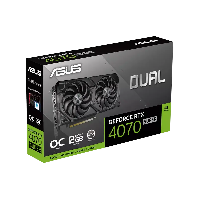 Видеокарта ASUS Dual GeForce RTX 4070 SUPER EVO OC
