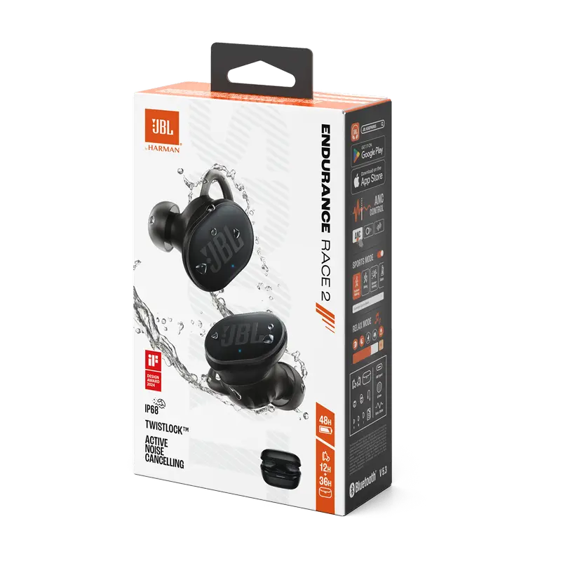 Căști JBL Endurance Race 2 Negru