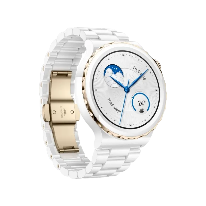 Ceas inteligent Huawei Watch GT 3 Pro Alb | Auriu