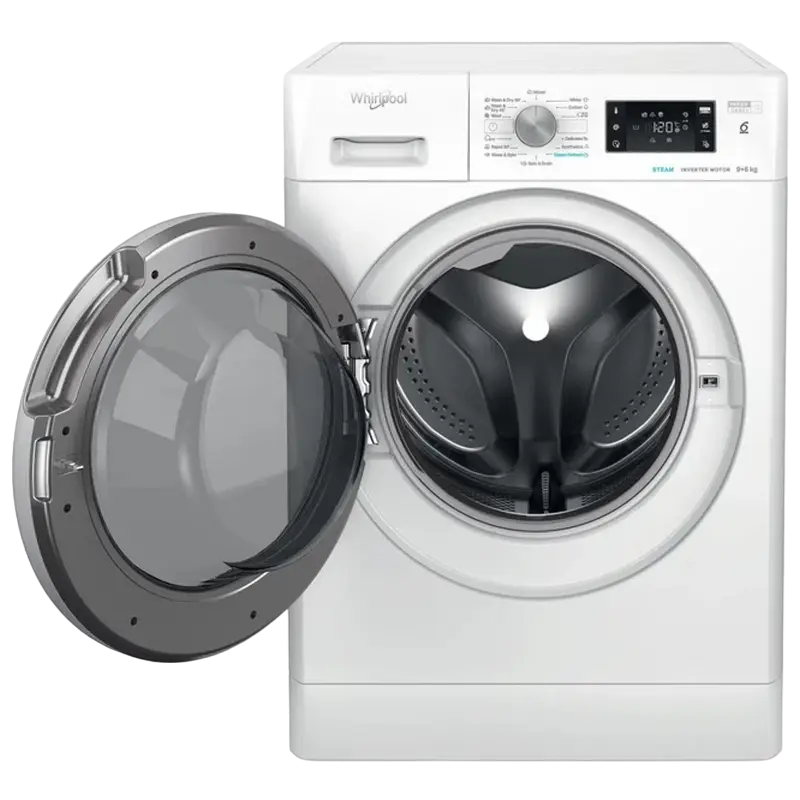 Стирально-сушильная машина Whirlpool FFWDB 964369 SV EE Белый