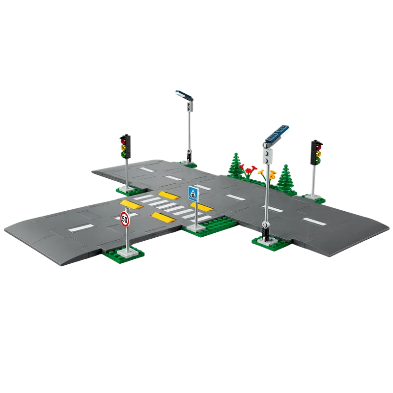 Constructor LEGO Road Plates Gri