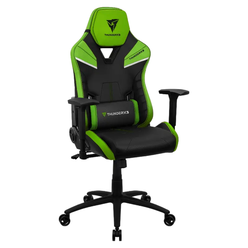 Игровое кресло ThunderX3 TC5 Искусственная кожа Черный/Зеленый