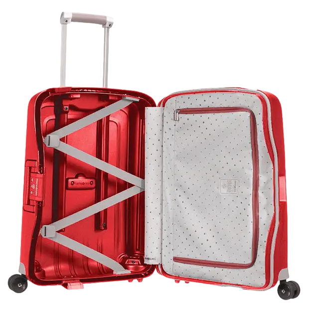 Чемодан для багажа Samsonite S'CURE Малиновый