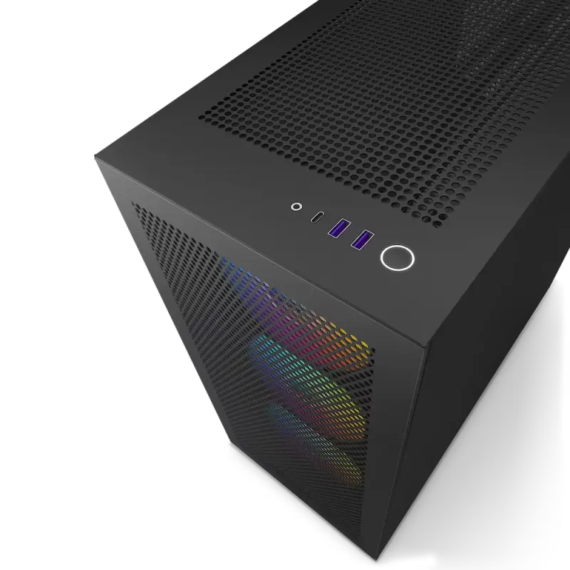 Carcasă PC NZXT H7 Flow RGB Midi-Tower Negru