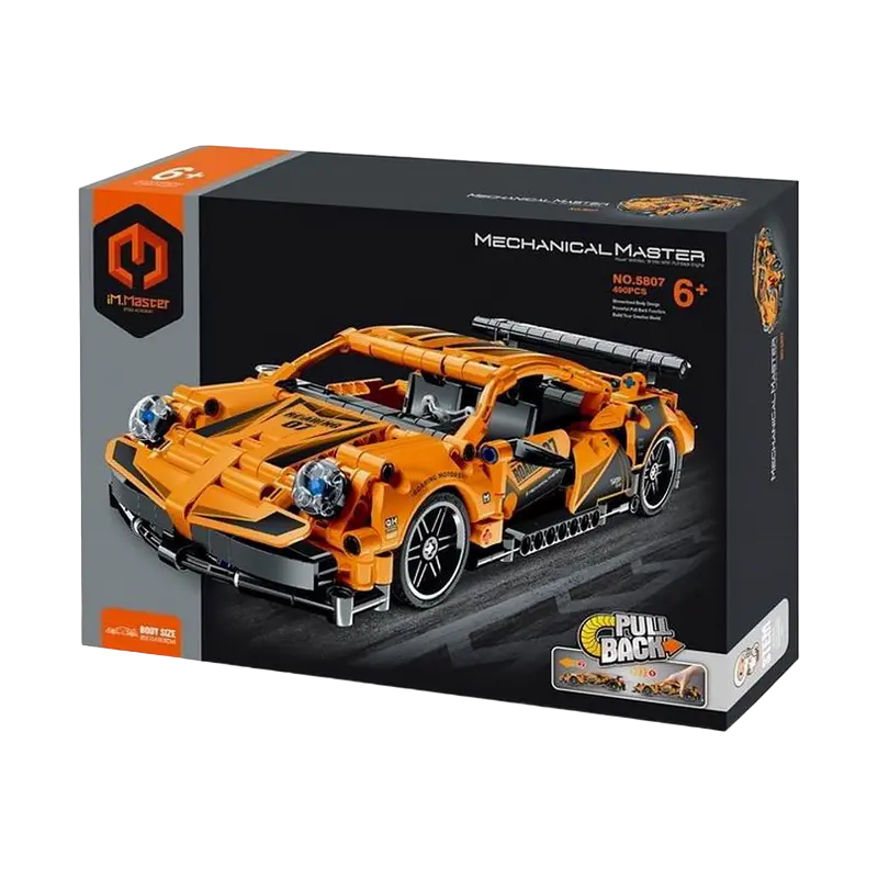 Конструктор iM.Master Pull Back Car Оранжевый