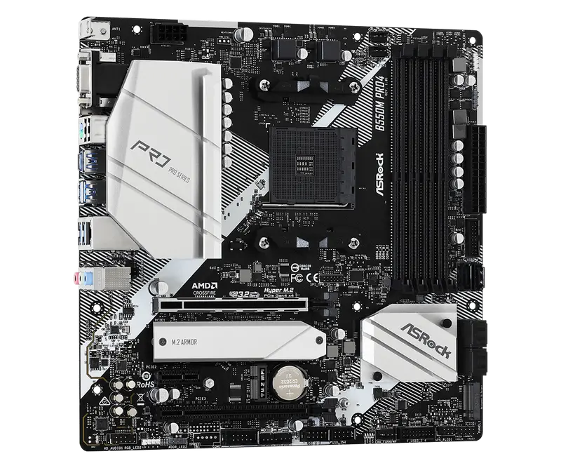 Placă de bază ASRock B550M Pro4 AM4 Micro-ATX