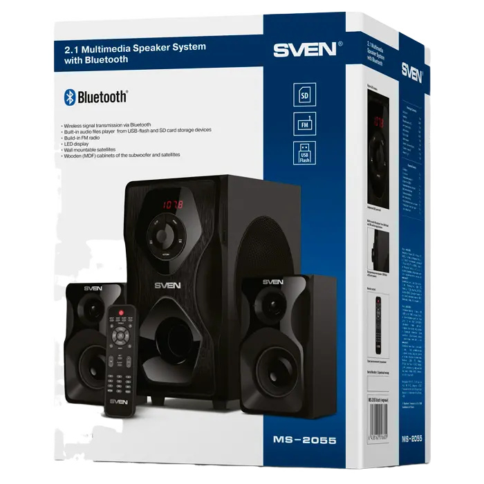 Компьютерные колонки SVEN MS-2055 Черный