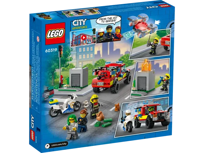 Конструктор LEGO Fire Rescue & Police Chase Разноцветный