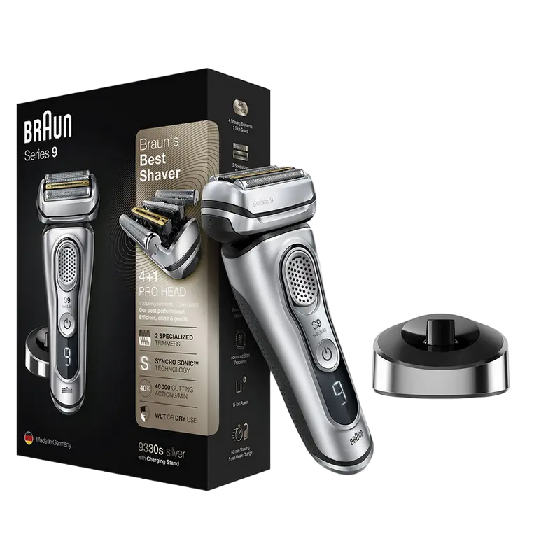 Электробритва мужская Braun Series 9 9330s Серебристый