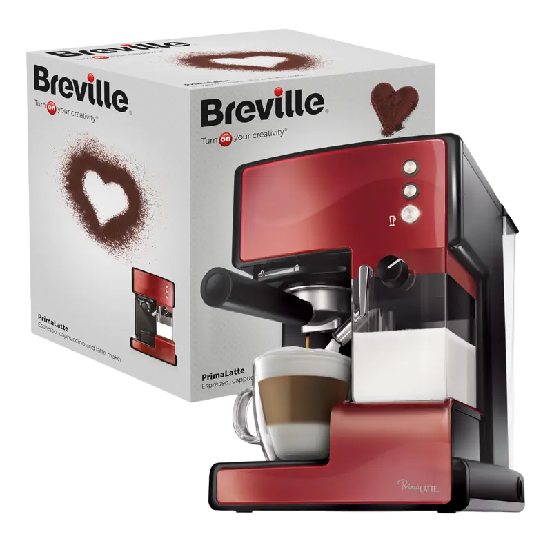 Кофеварка рожковая Breville VCF046X-DIM Красный