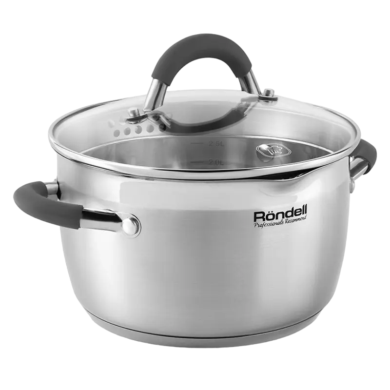 Кастрюля Rondell Flamme Flamme Grey