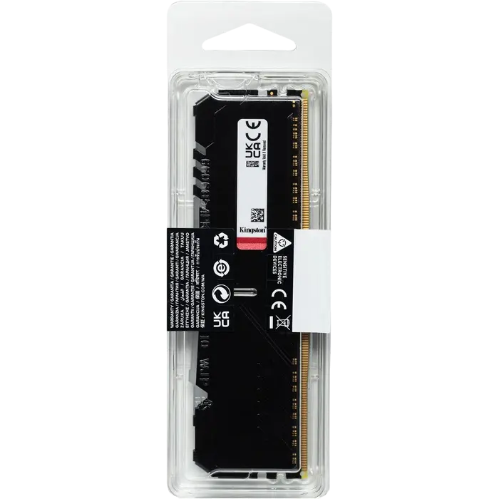 Оперативная память Kingston FURY Beast RGB FURY Beast 16 ГБ Чёрный