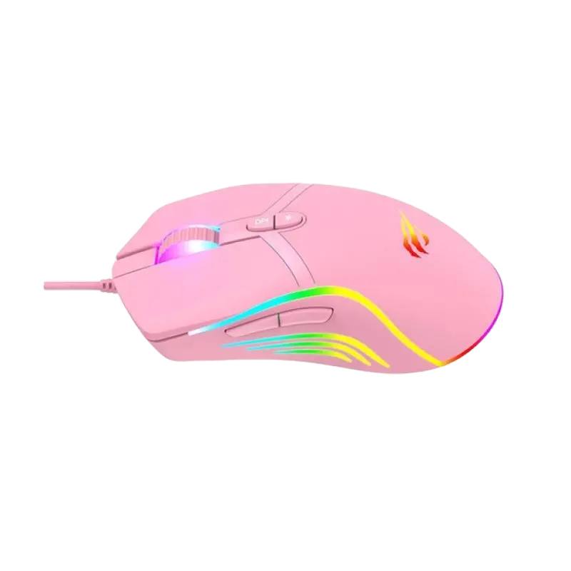 Игровая мышь Havit MS1026 Проводное Розовый