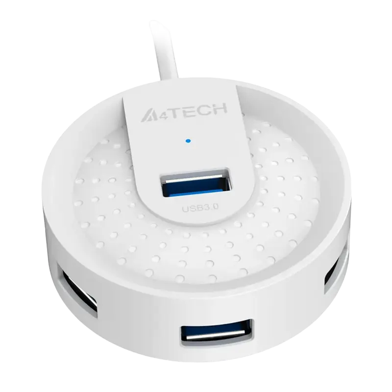 USB-концентратор A4Tech HUB-30 Белый