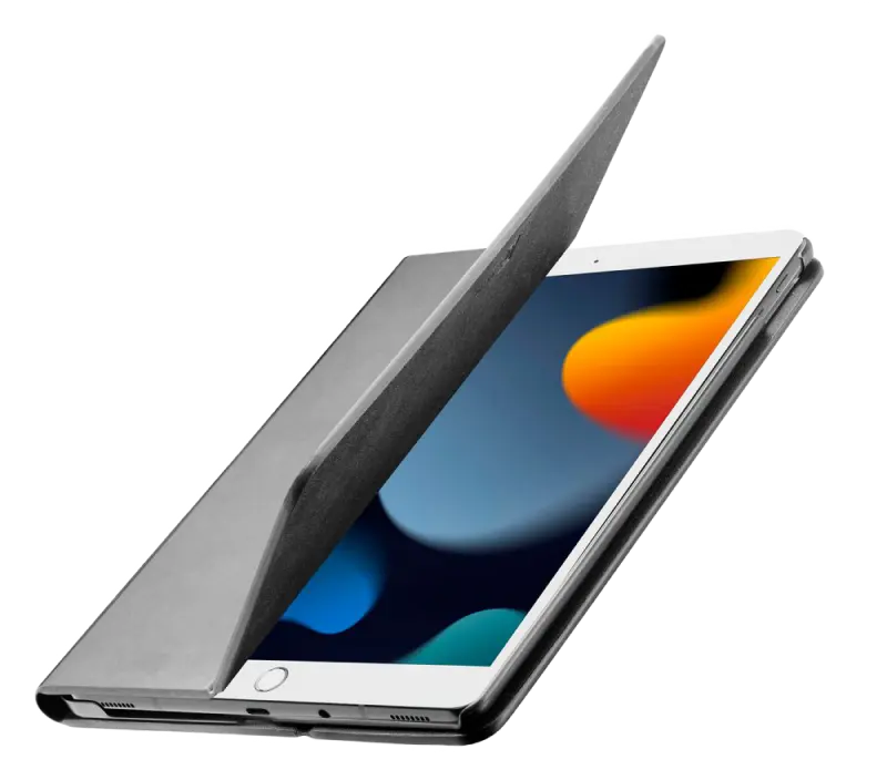 Чехол для планшета Cellularline Apple iPad 10.2" 2019/2020/2021 Stand Case 10.2" Чёрный