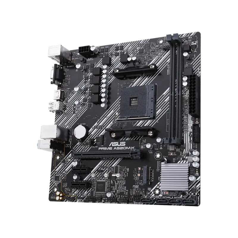 Материнская плата ASUS PRIME A520M-K AM4 Micro-ATX
