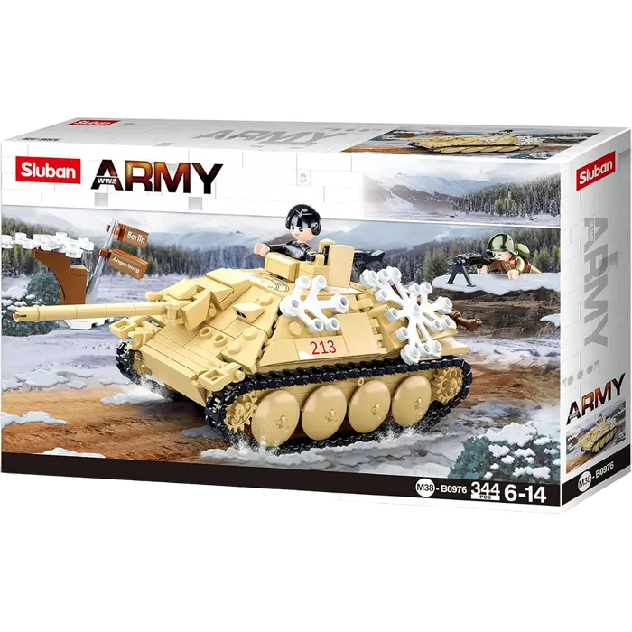 Конструктор Sluban Army - (Battle of Budapest) Tank Destroyer Бежевый