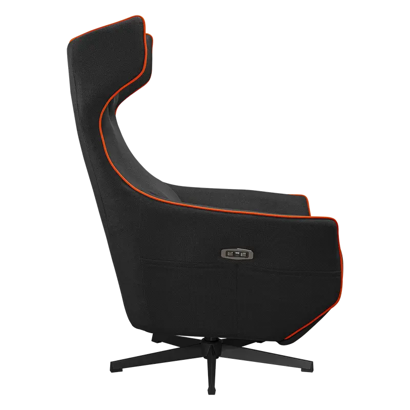 Игровое кресло Cougar Magus Имитация льна Черный | Оранжевый