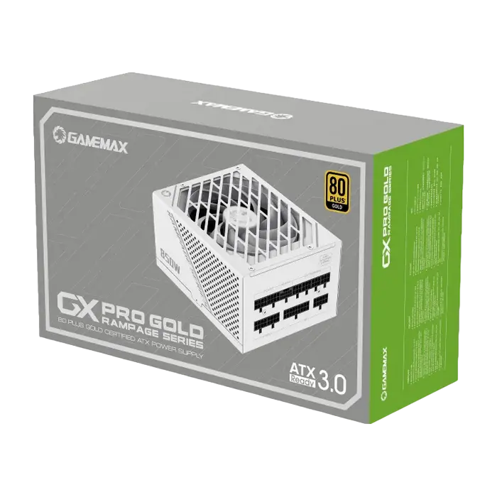 Tip Блок питания для компьютеров Gamemax GX-850 PRO ATX Белый