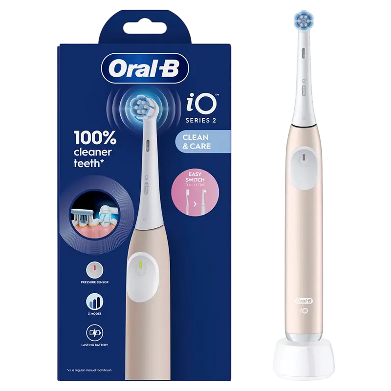 Periuță de dinți electrică Pentru adulți Braun Oral-B iO2 Calm Pink