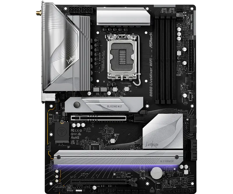 Placă de bază ASRock B860 LIVEMIXER WIFI LGA1851 ATX