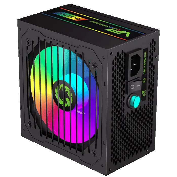 Tip Блок питания для компьютеров Gamemax VP-800-RGB-M ATX Черный