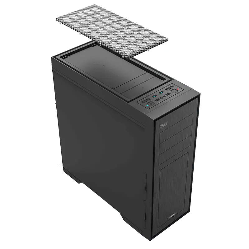 Компьютерный корпус Gamemax TITAN Silent Full-Tower Черный